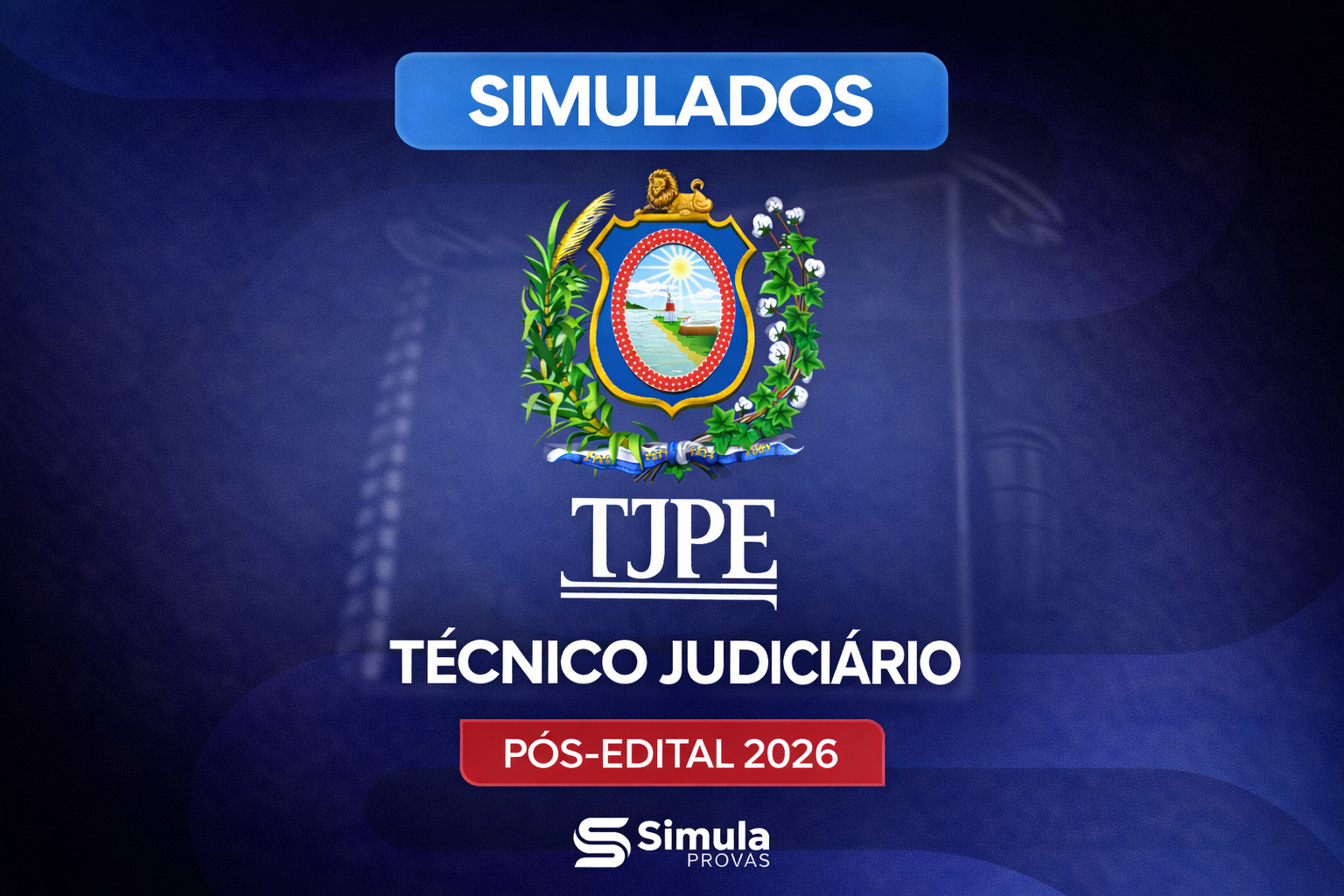 TJPE (Técnico Judiciário) – Simulados- Pós-Edital 2026