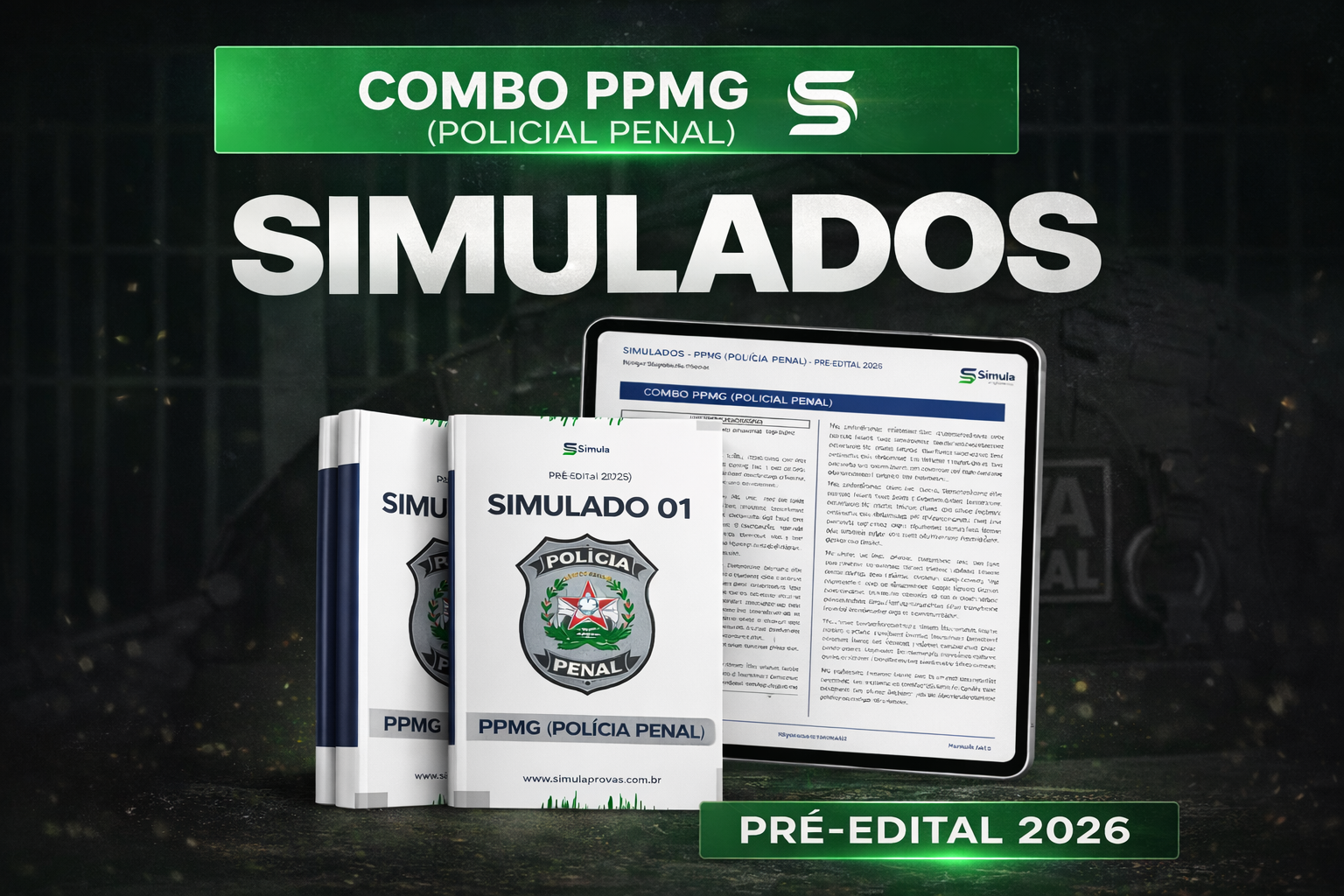 02- PPMG (Policia Penal) – Simulados- Pré-Edital-2026