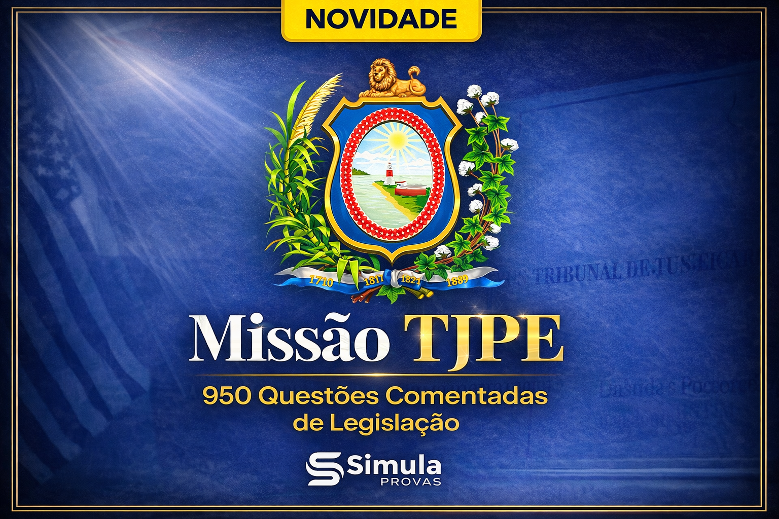 Missão TJPE – 950 Questões Comentadas de Legislação