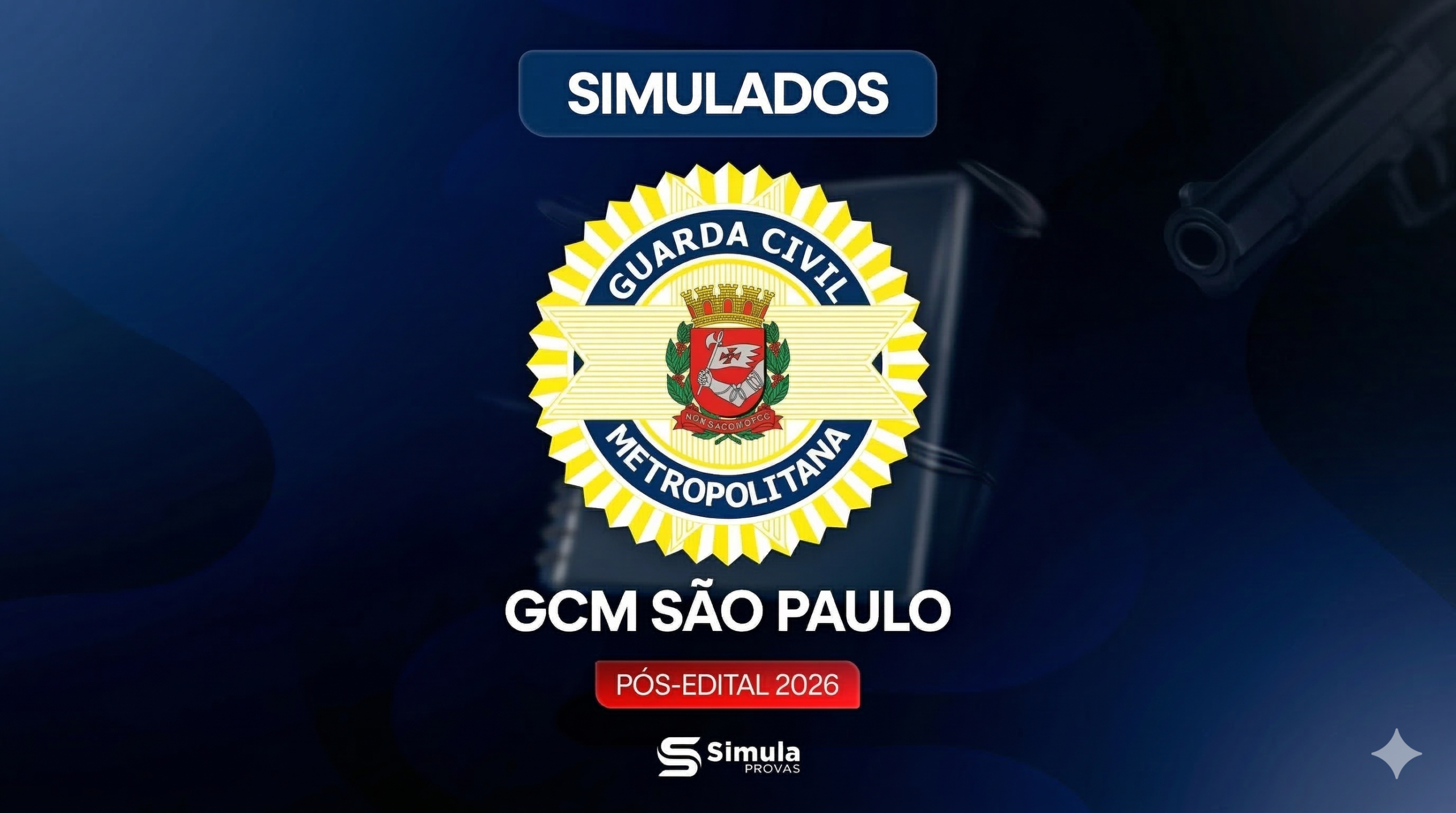 GCM (São Paulo) – Simulados – Pós-Edital 2026