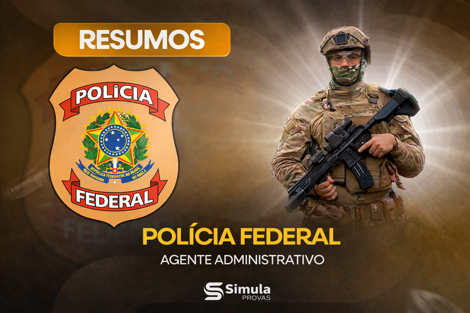 PF (Agente Administrativo) – Combo de Resumos – Pré- Edital – 2026