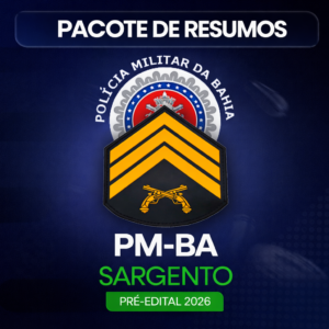 PMBA (Sargento) – Resumos Completos – Pré-Edital-2026