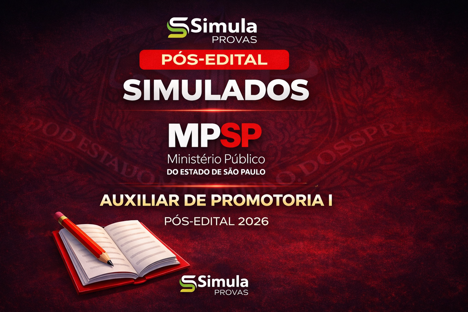 MPSP – [Simulados] – Auxiliar de Promotoria I -Pós-Edital