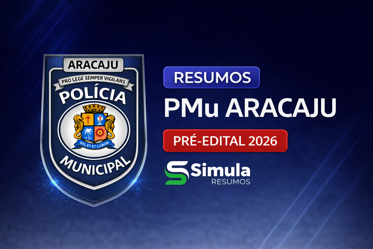 GCM (Aracaju-SE ) – Resumos Completos – Pós-Edital 2026