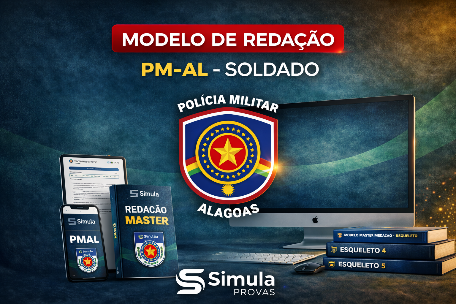PMAL (Soldado e Oficial) -Modelo Master de Redação – 2026 -[Super Oferta]