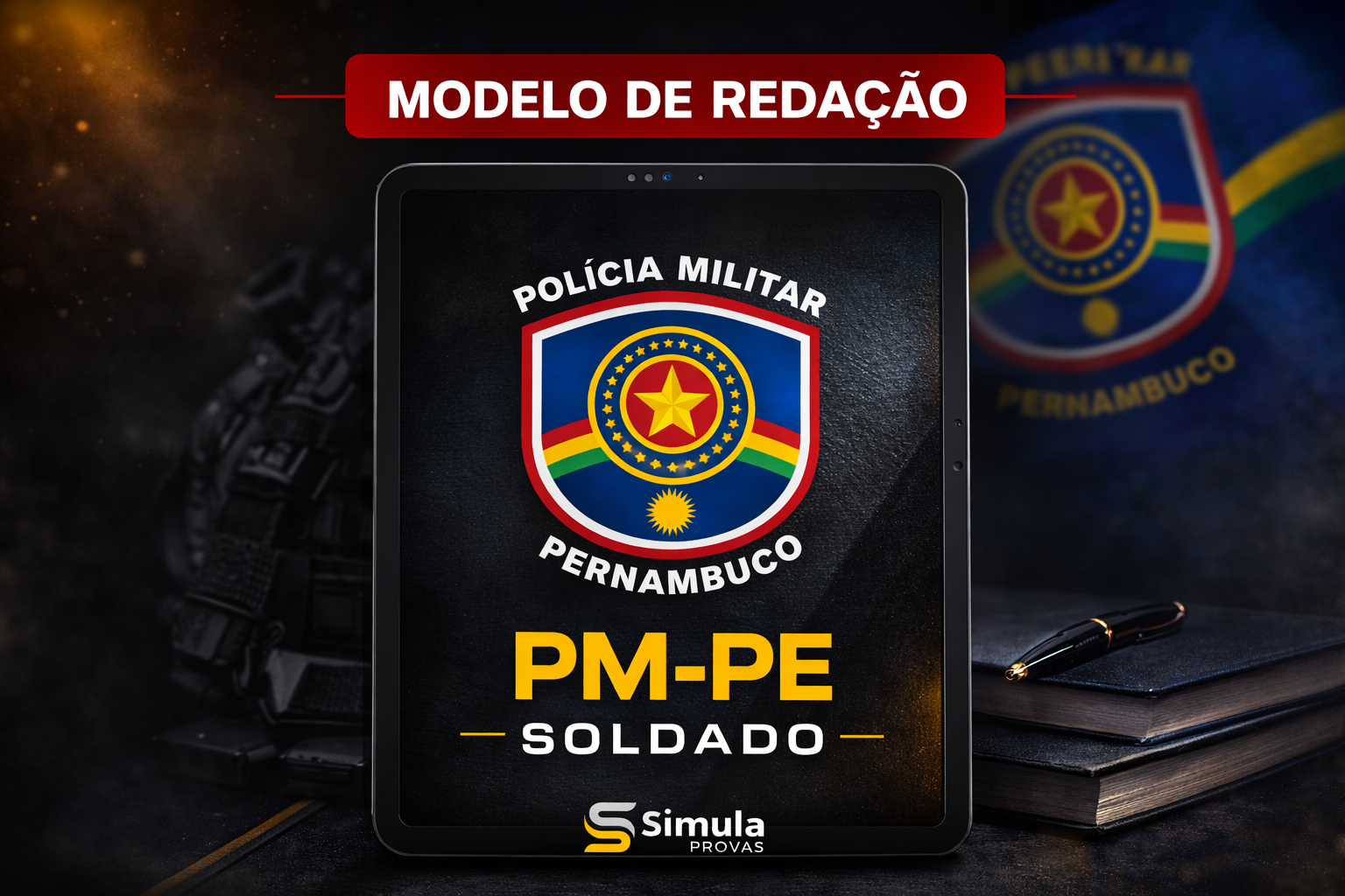 PMPE (Soldado) – Modelo de Redação – 2026
