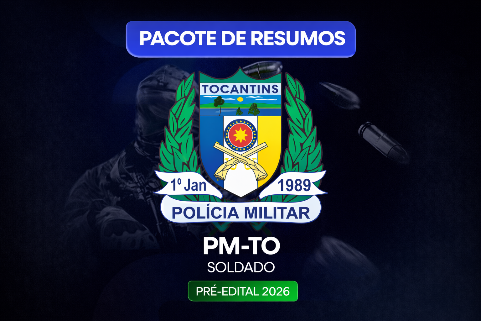 PM-TO (Soldado) – Pacote de Resumos – Pré-Edital 2026