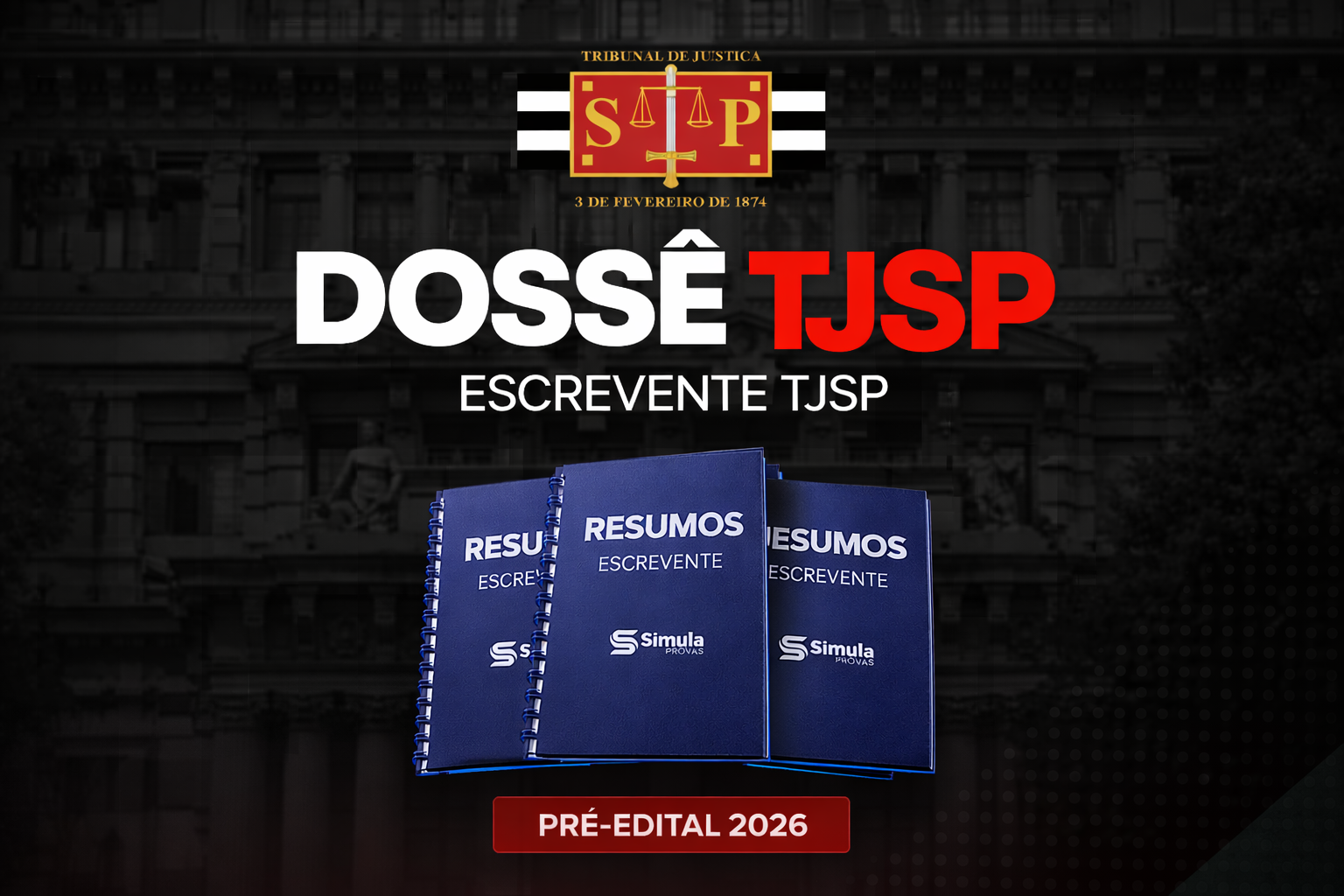 TJSP (Escrevente) – Resumos Completos – Pré-Edital 2026