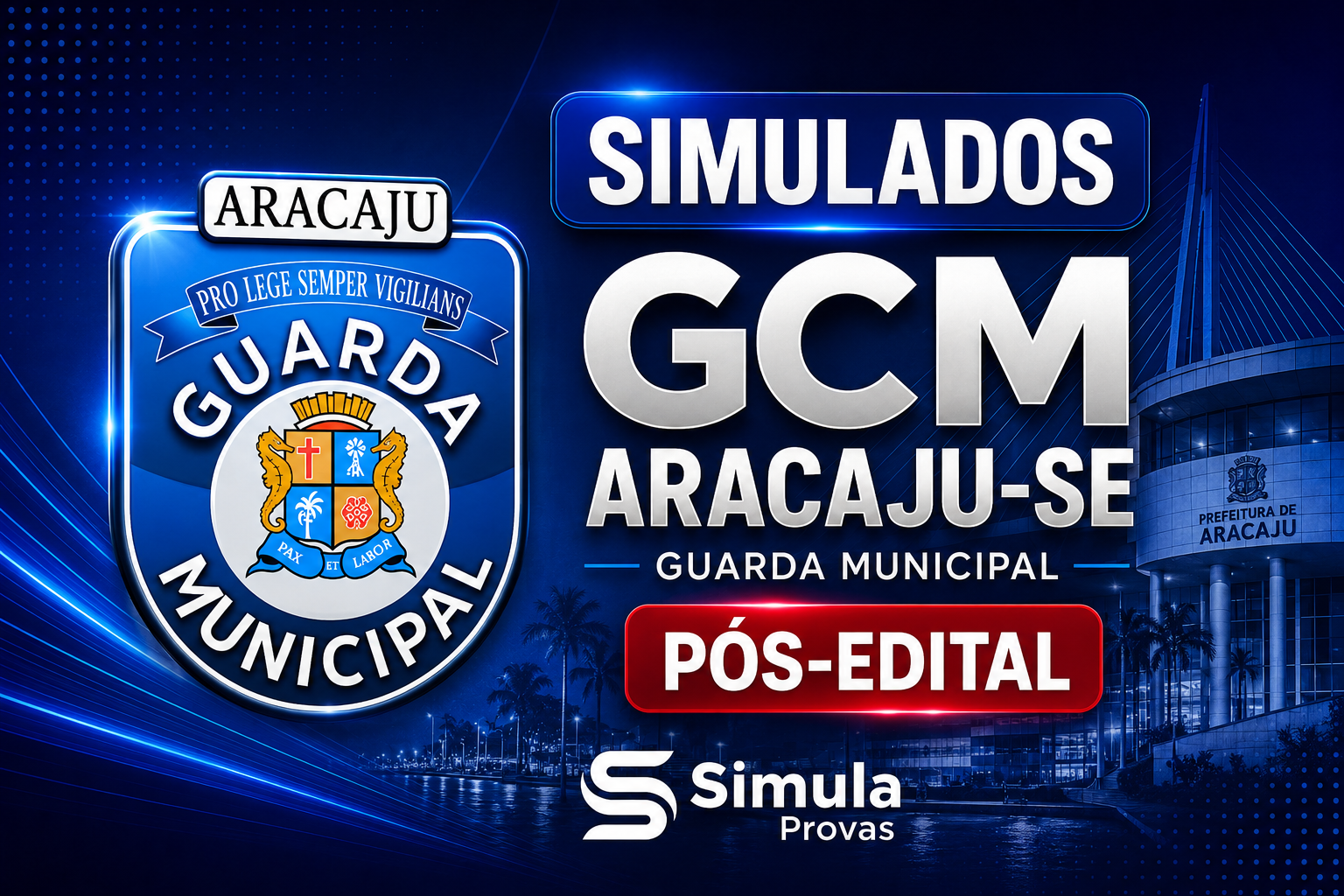 GCM (Aracaju) – Simulados – Pós-Edital -2026