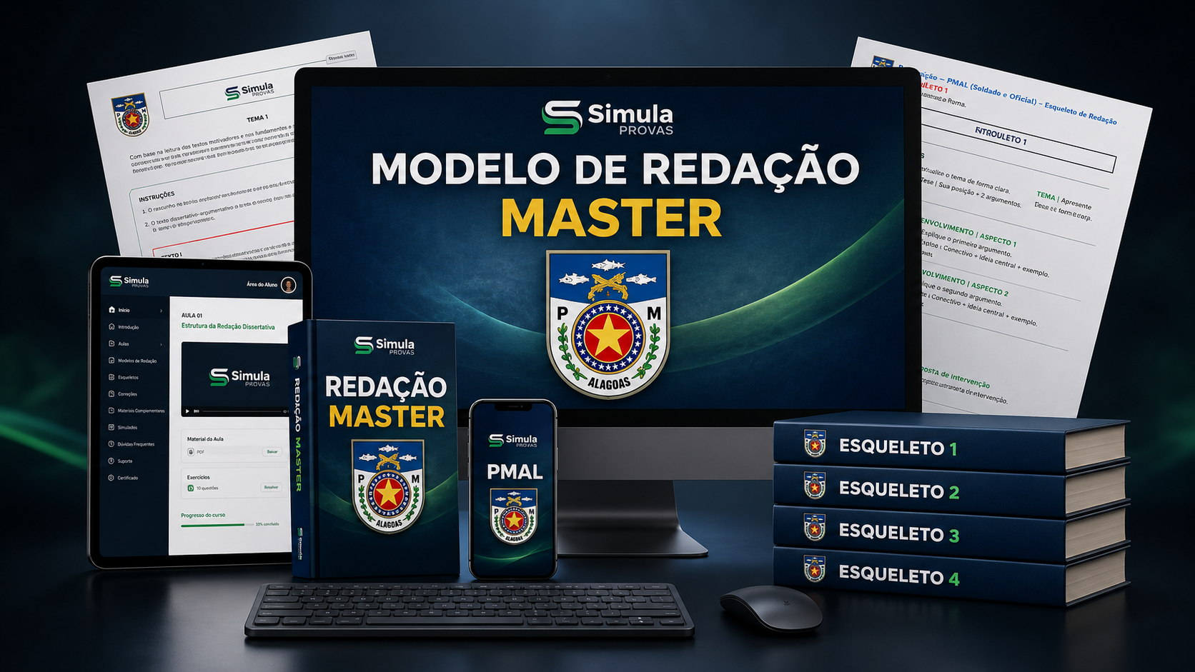PMAL (Soldado e Oficial) -Modelo Master de Redação – 2026 -[Pacote Básico]